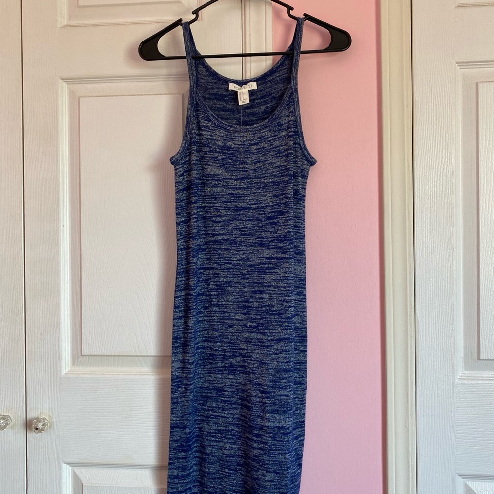 forever 21 | midi dress - navy blue ♡